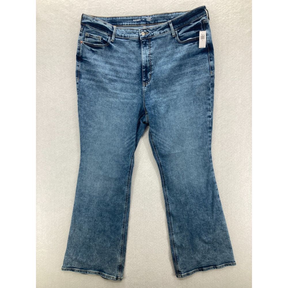 Old Navy Blue Flare & Wide Leg Jeans
